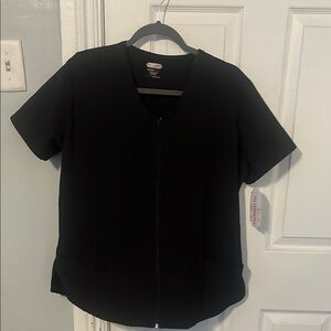 NWT Scrubaid Women's Black V-Neck Scrub Top